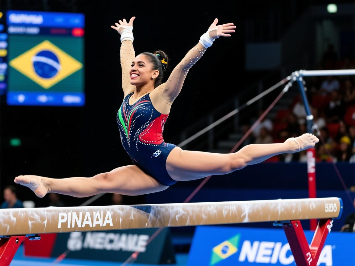 肆意张扬!南美女子体操选手大赛表现抢镜 第2张