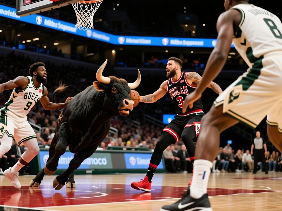 公牛队惊险击败雄鹿队，豪取连胜  第4张