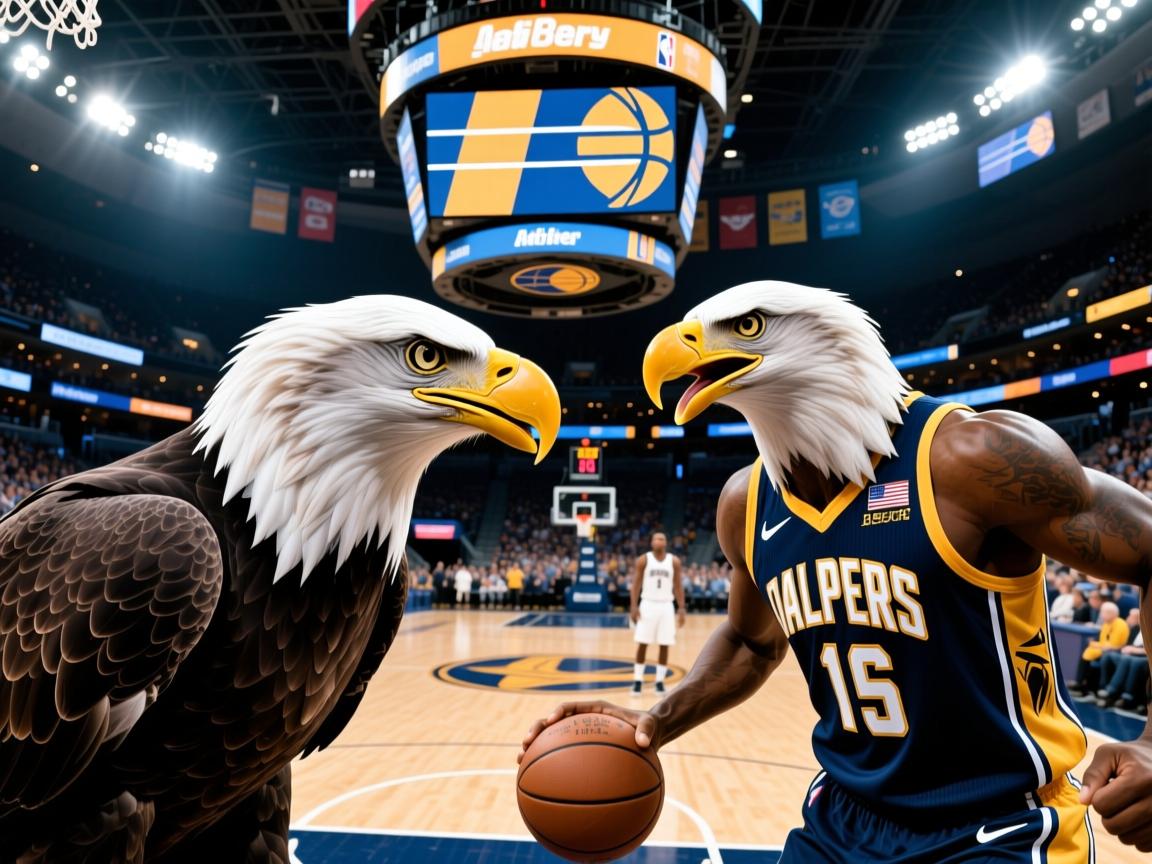 老鹰主场大胜步行者  第2张